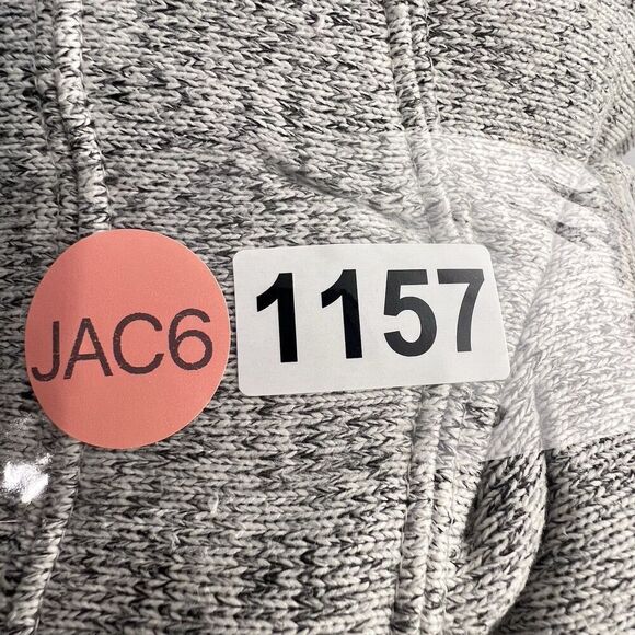 Eddie Bauer Jacket Women medium Gray Flannel Lined Soft shell Hiking Snap Down M - Picture 9 of 9